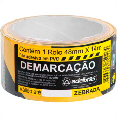 Fita Demarcao Solo Adel.48Mmx14Mt-Zeb