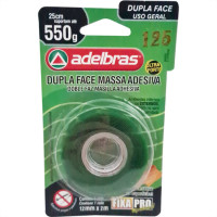 Fita Dupla Face Transp.Adelbras  12X2Mt