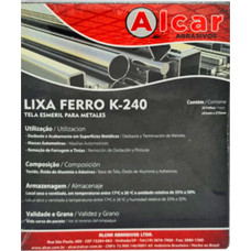 Lixa De Ferro Alcar 120 C/25 (K240)