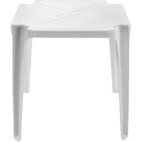 Mesa Quadrada Monobloco Branca