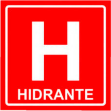 Placa Sinal.20X20 Lum.Hidrante - Kit C/5 CA