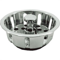 Cestinha Val.Amer.Plast.Crom.Luconi - Kit C/10 PC