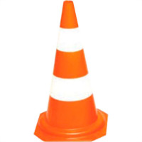 Cone P/Sinaliz.Delta 70Cm Laran/Bco