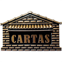 Caixa Carta Pvc Real Pto/Ouro - 04P