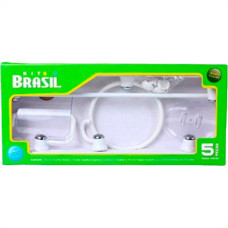 Kit Aces.P/Wc Brasil Br/Crist. 5Pc