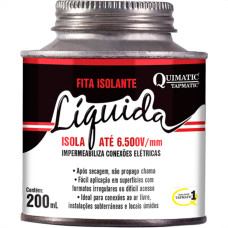 Fita Isol. Liquida Preta Quimatic 200Ml