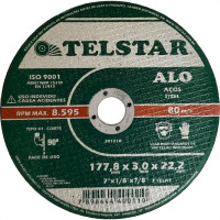 Disco Telstar Corte Ferro A 07X7/8 - Kit C/10 PC