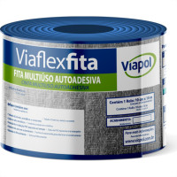 Fita Adesiva Multuso Viaflex 10Cmx10Mt