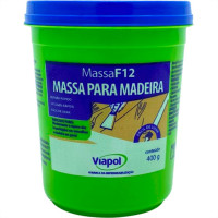 Massa F12 Madeira 400Gr Branca