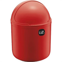 Lixeira P/Pia 4Lt Vermelho Uz350-Vm