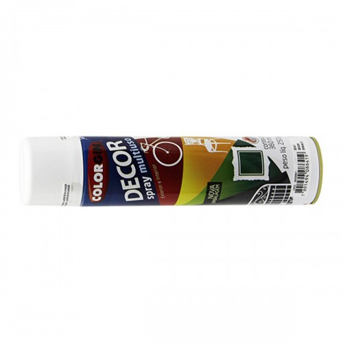 Spray Colorgin Decor Branco 360Ml 8641 - Kit C/6 LA