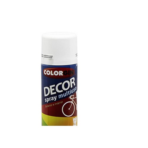 Spray Colorgin Decor Branco 360Ml 8641 - Kit C/6 LA