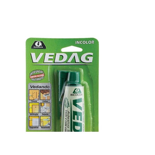 Vedacalha Vedag Incolor 50Gr Garin - Kit C/12 Unidades