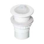 Valvula Plast Tanque Luconi 1.1/2 Branco - Kit C/25 Unidades