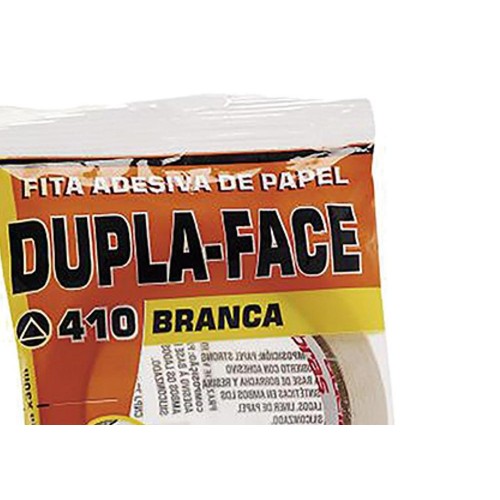 Fita Branca Papel Dupla-Face Adelbras 12Mmx30Mt