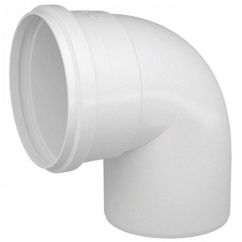 Cotovelo Esgoto Fortlev 75 X 90 Branco - Kit C/20 Unidades