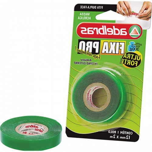 Fita Dupla-Face Adelbras F.Pro Verde 12Mmx2