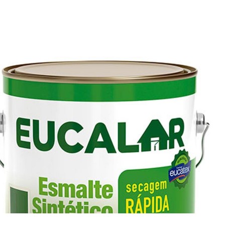 Tinta Esmalte. Galao 3,6 Litros Sintetico Eucalar Cinza.Escuro