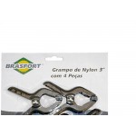 Grampo Nylon 3'' C/4 Brasfort 7353