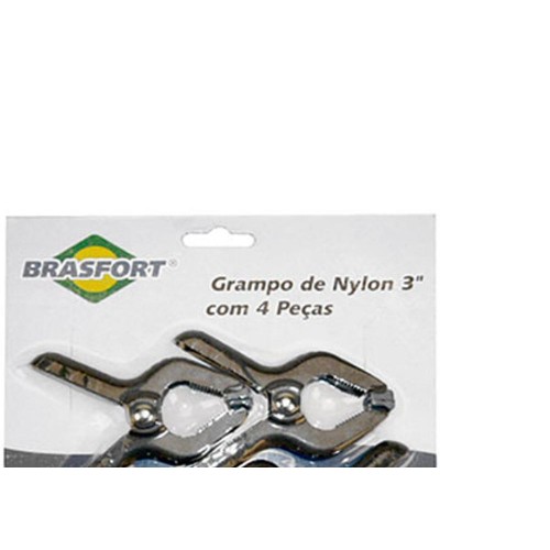 Grampo Nylon 3'' C/4 Brasfort 7353