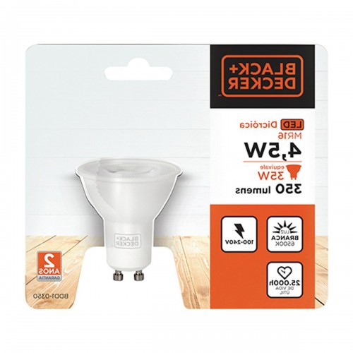 Lampada Dicroica 4,5W Led 6500K B_D Gu10