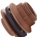 Adaptador  C/Flange Pvc Viqua 1/2 Marrom