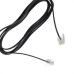 Cabo P/Fone Jack/Jack Rj11 5Mt Branco