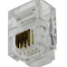 Conector P/Telefonia Modular Rj11 - Kit C/20 Unidades