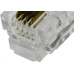 Conector P/Telefonia Modular Rj11 - Kit C/20 Unidades