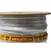 Fio Coaxial Rgc06 Branco 67% Megatron 300Mt