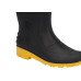 Bota Pega Forte Preto/Amarelo Cano Medio N.39