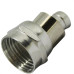 Conector P/Cabo Coaxial F.C/Anel 59 Inter - Kit C/100 Unidades