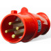 Plug Steck 2P+T 32A 380/440V 9H Vermelho 3279