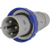 Plug Steck 3P+T 63A 200/250V 9H Azul 4579