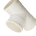 Tee Esgoto Fortlev 40 X 40 Branco - Kit C/25 Unidades