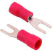 Terminal Pre-Isol Garfo Sv 1,25-4S Vermelho 22-16 - Kit C/100 Unidades