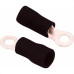 Terminal Pre-Isol Olhal Rv 3,5-4 Preto 14-12 - Kit C/100 Unidades