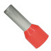 Terminal Pre-Isol Ilhos Tub E35-16 Vermelho - Kit C/100 Unidades