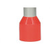 Terminal Pre-Isol Ilhos Tub E35-16 Vermelho - Kit C/100 Unidades