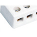 Conector Brasfort Porcelana 10Mm Trifasico 8610 - Kit C/50 Unidades