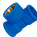 Tee Azul Corr Plastik 3/4 X 3/4 - Kit C/25 Unidades