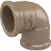 Cotovelo Fortlev PVC Liso Liso L 2 X90 Marrom