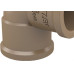 Cotovelo Fortlev PVC Liso Liso L 2 X90 Marrom