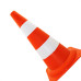 Cone Laranja/Branco 50Cm Pq Delta