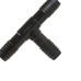 Tee Interno Plasbohn Triplo 1/2 Preto - Kit C/25 Unidades