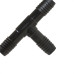 Tee Interno Plasbohn Triplo 3/4 Preto - Kit C/25 Unidades