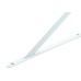 Cantoneira Mao Francesa Hayner Leve Branco 20Cm - Kit C/12 Unidades