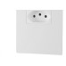 Conjunto Peesa Una Max 1745 1Tomada   2P+T 20A Branco