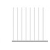 Extensor 40Cm P/Portao Qually Branco