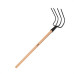 Forcado Ramada 04 Dentes Curvo C/C